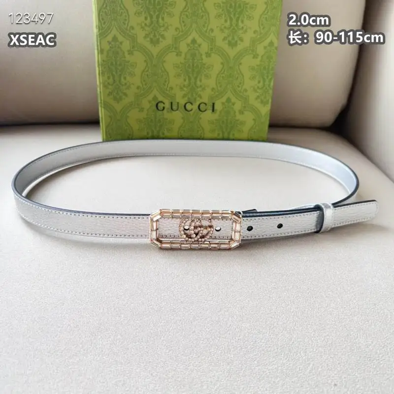 Gucci belt 20mmX90-115cm 8L23